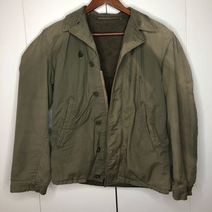 Vintage 1940’s WWII Men’s US Navy deck jacket